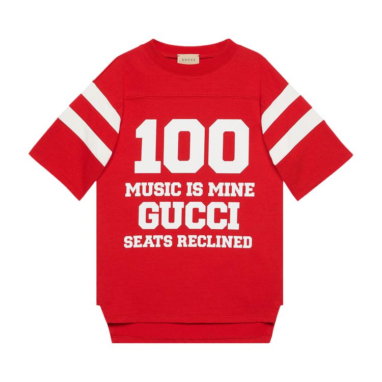 

Футболка Gucci Kids Graphic Printed T-Shirt 'Red', красный