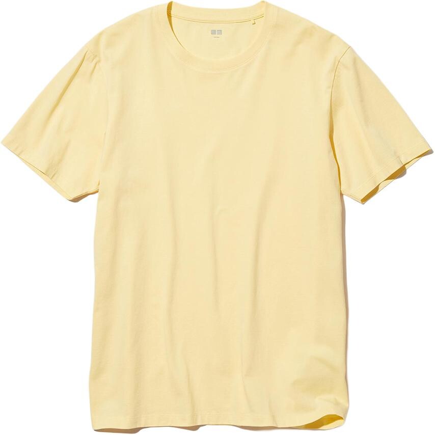 

Футболка мужская светло-желтая Uniqlo, светло-желтый