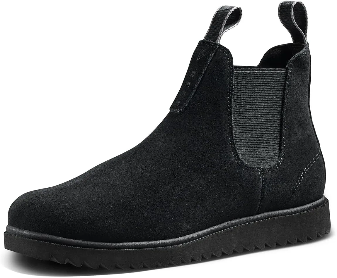 

Мужские ботинки REEF Otis, премиальная кожа, стелька с эффектом памяти, легкие, черный