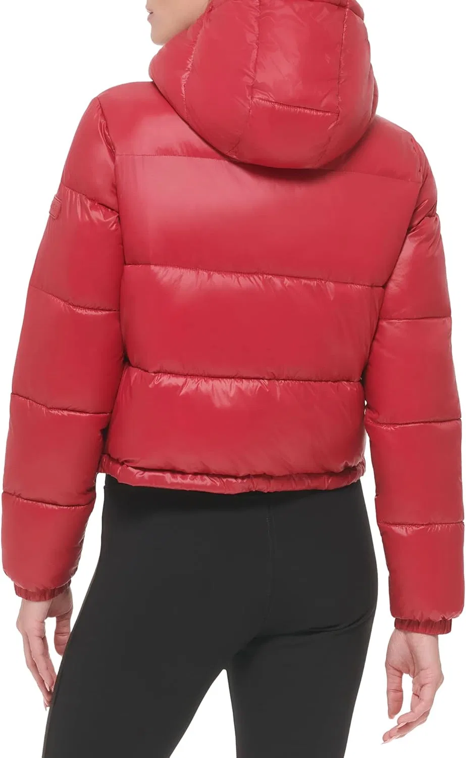 Куртка пуховик Calvin Klein, кроеная с капюшоном, Snap Pocket Red Velvet — фото 3