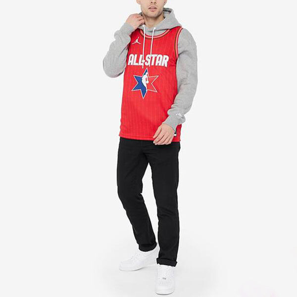 Майка Air Jordan NBA AllStar Edition Swingman Jersey Russell Westbrook NBA2020 Red, красный — фото 4