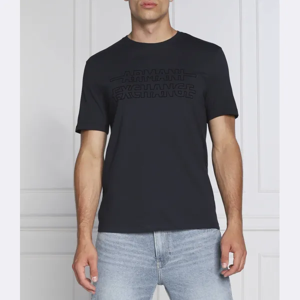 

Облегающая футболка Armani Exchange, синий