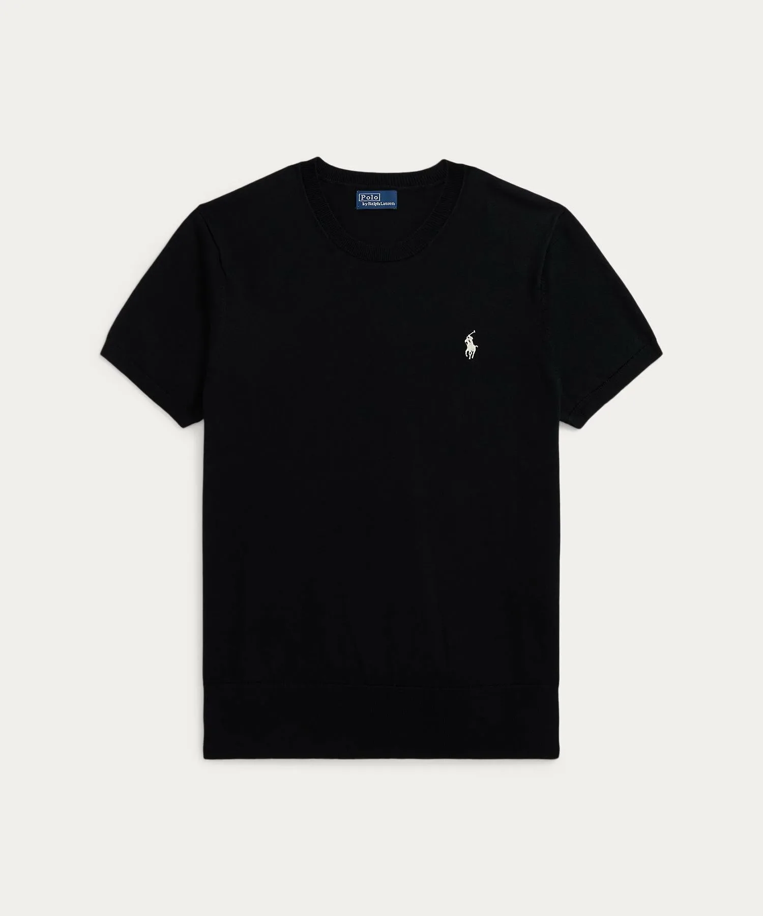 Свитер с коротким рукавом и круглым вырезом Polo Ralph Lauren, 001 Black