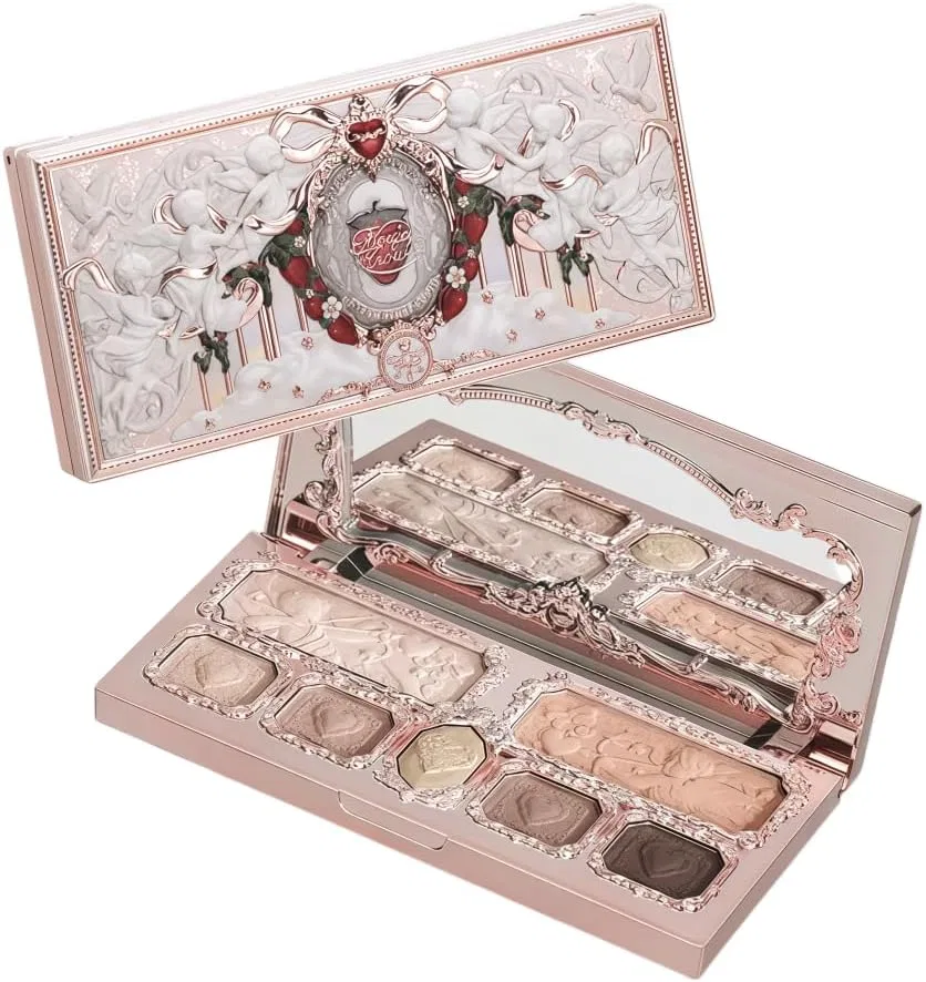 Палетка для лица Flower Knows Strawberry Cupid, 01 Honey Canele