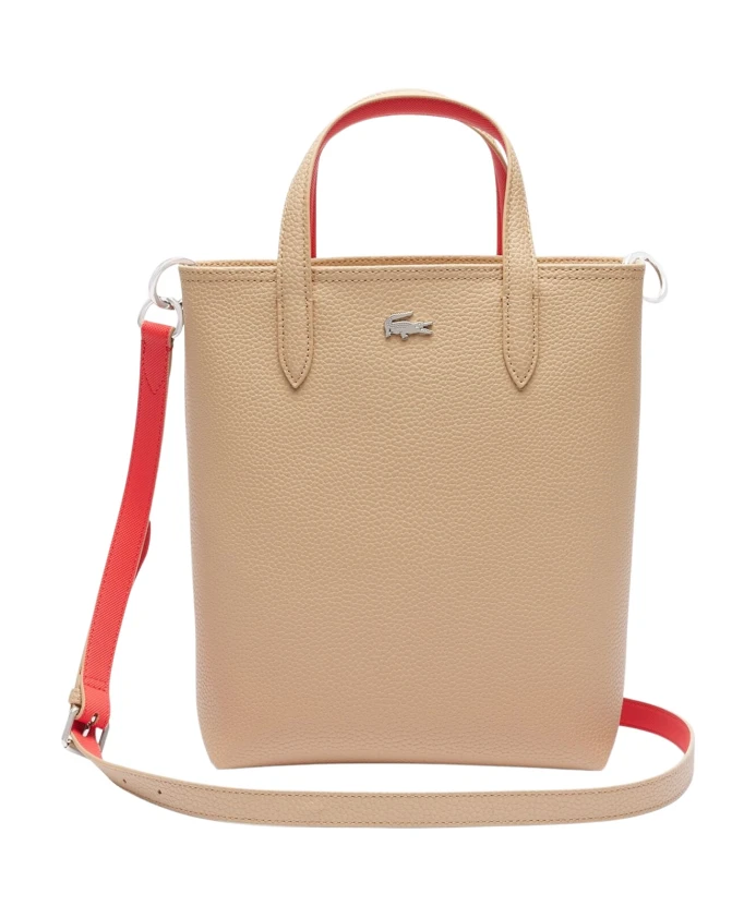 

Двусторонняя сумка через плечо Viennois Grenadine Lacoste, бежевый