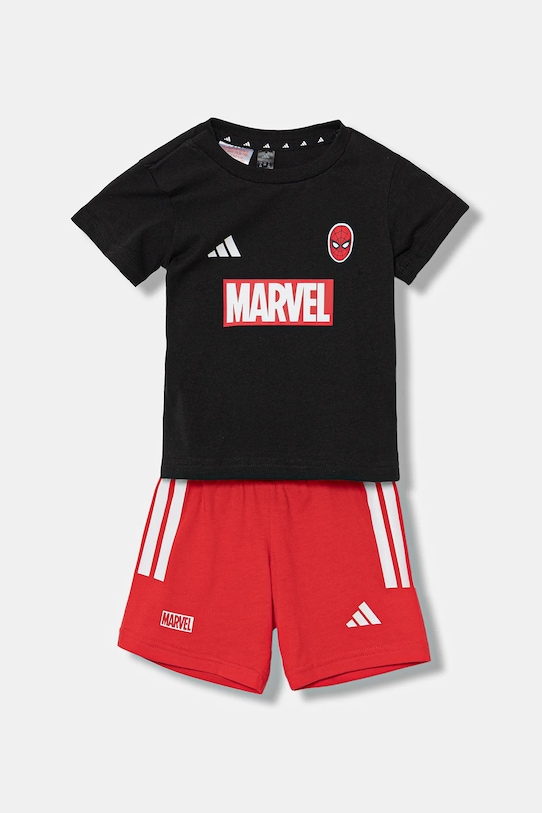 

Детский хлопковый комплект Marvel Adidas, красный