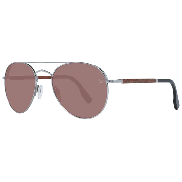 

Солнцезащитные очки zc0002 56 08j титановые Zegna Couture, серебряный