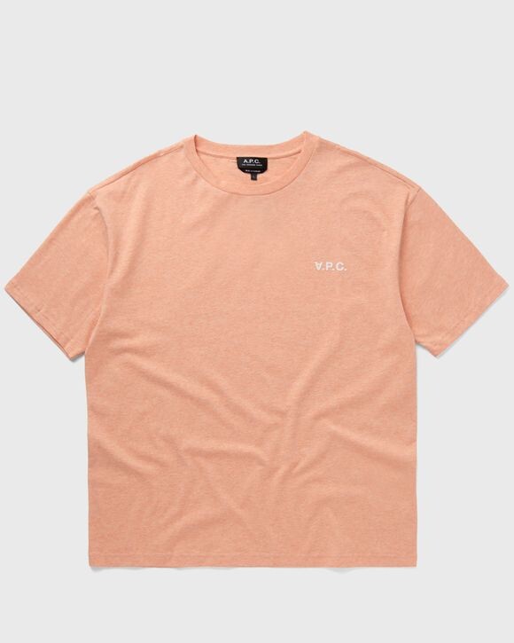 

Футболка A.P.C. T-Shirt New Joachim, цвет pea-peche chine