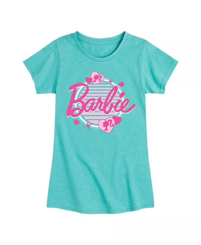 

Футболка с коротким рукавом Big Girls Logo Hearts Graphic Barbie, синий
