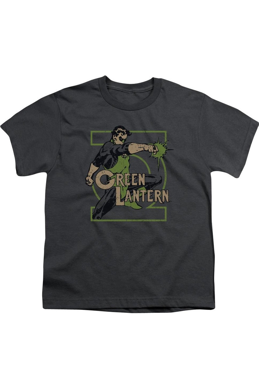 

Футболка с коротким рукавом DC Comics Ring Power для детей Gildan, Charcoal