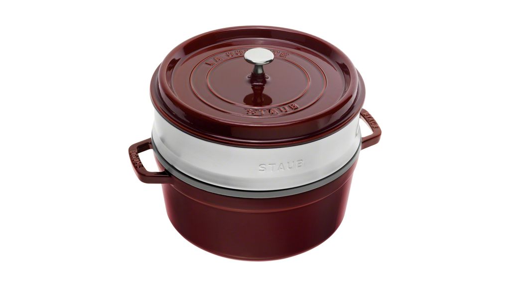 

Staub кокот круглый гренадин 26см