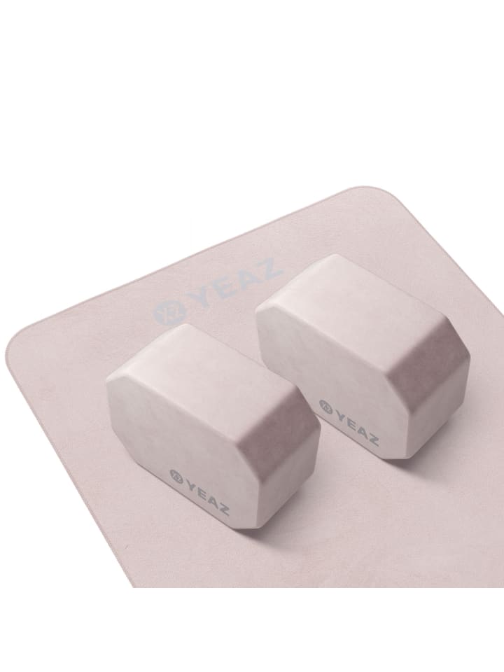 

YEAZ Набор NEXT LEVEL - блоки для йоги и полотенце бежевого цвета