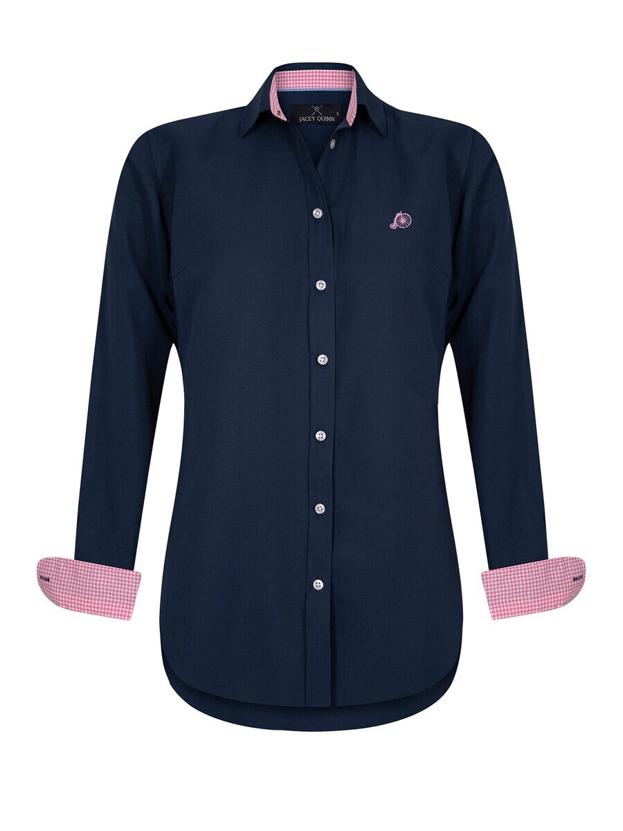 

Лонгслив Jacey Quinn Shirt, темно-синий