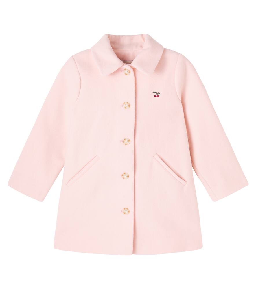 

Вышитое пальто из смесовой шерсти Novella Konges Sløjd, Peach Wip