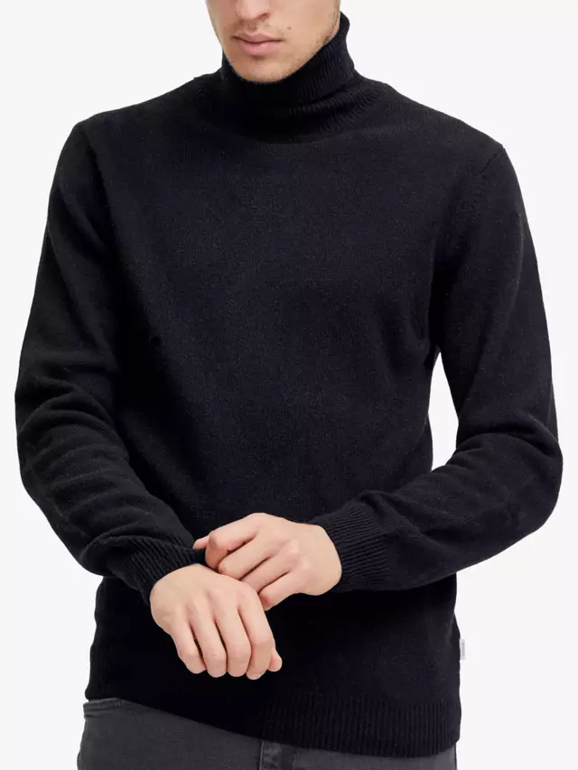 

Джемпер Casual Friday Bounty Wool Blend Roll Neck, цвет anthracite black