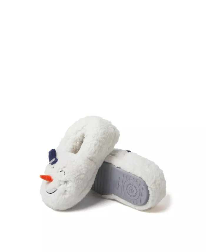 Детские тапочки Emery Critter с закрытой пяткой в виде животных Dearfoams, белый — фото 2