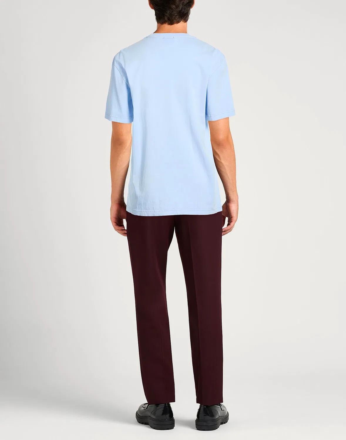 Футболка LACOSTE голубая — фото 3