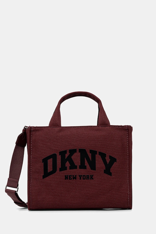 

Хлопковая сумка Dkny, бордовый