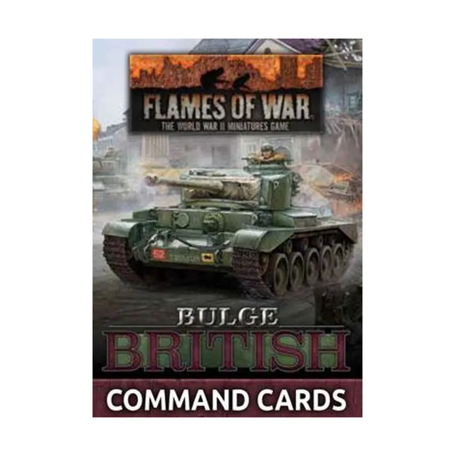 

Выпуклость — британские командные карты, Flames of War - WWII - Core Rules & Assorted (4th Edition)