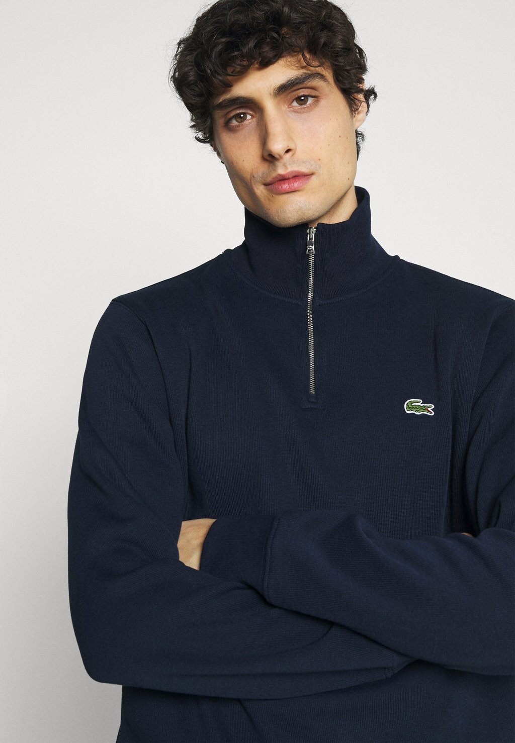 Футболка с длинным рукавом Lacoste, морская — фото 4