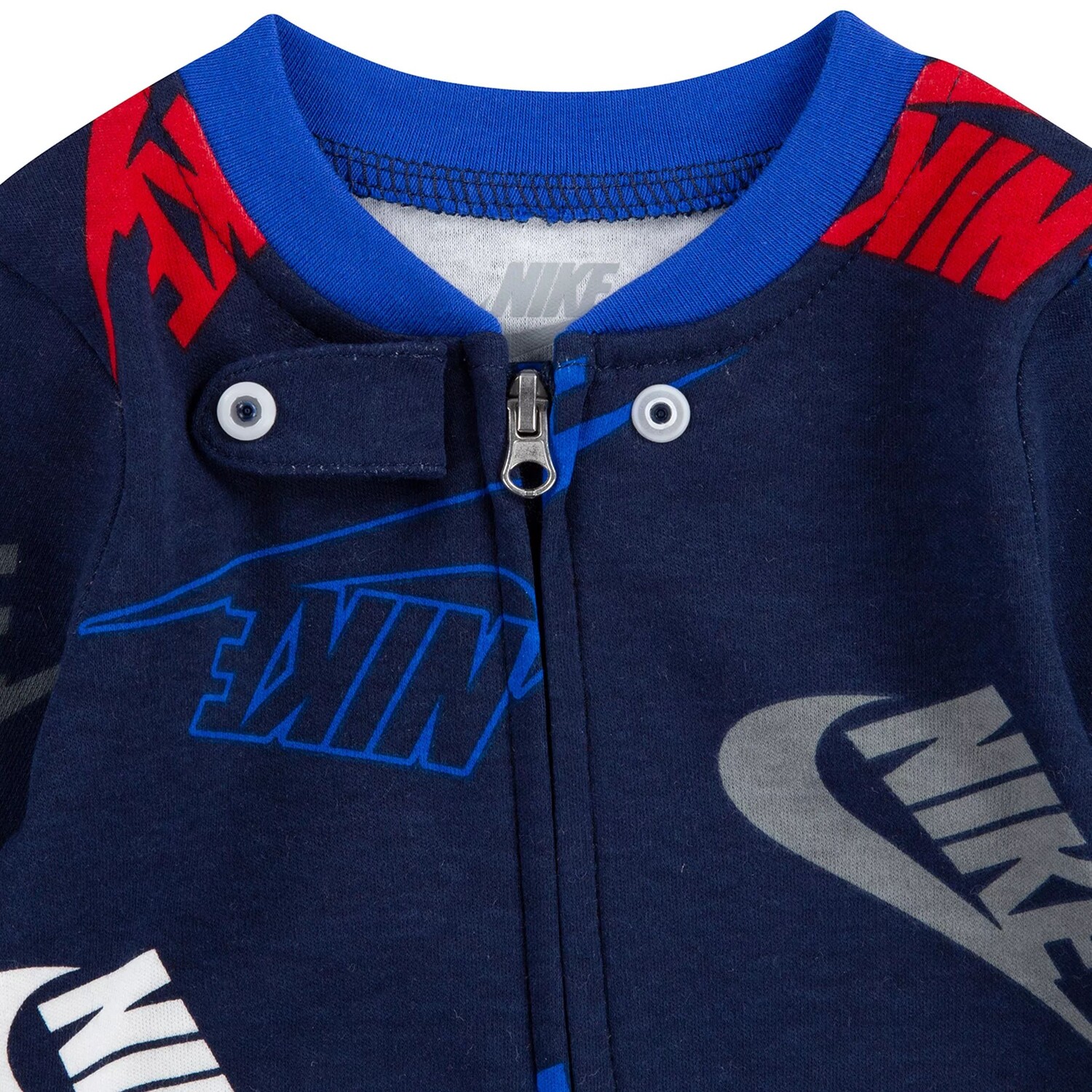 Детские кроссовки Nike с логотипом на молнии для сна и игр Nike, серый — фото 3