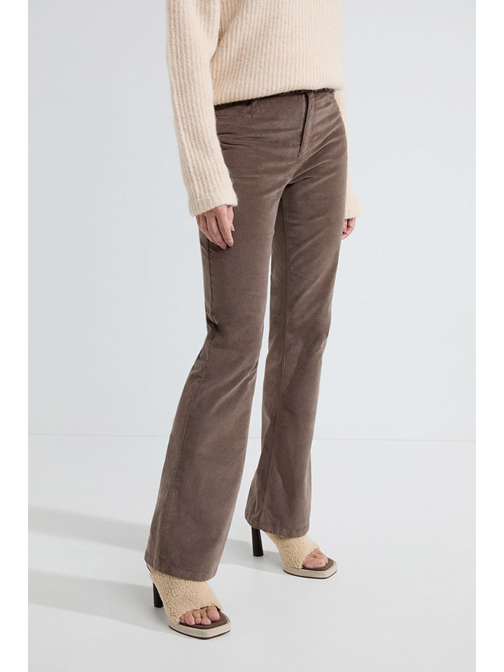 

Джинсы "Alessandro" - расклешенный крой - коричневого цвета Josephine & Co