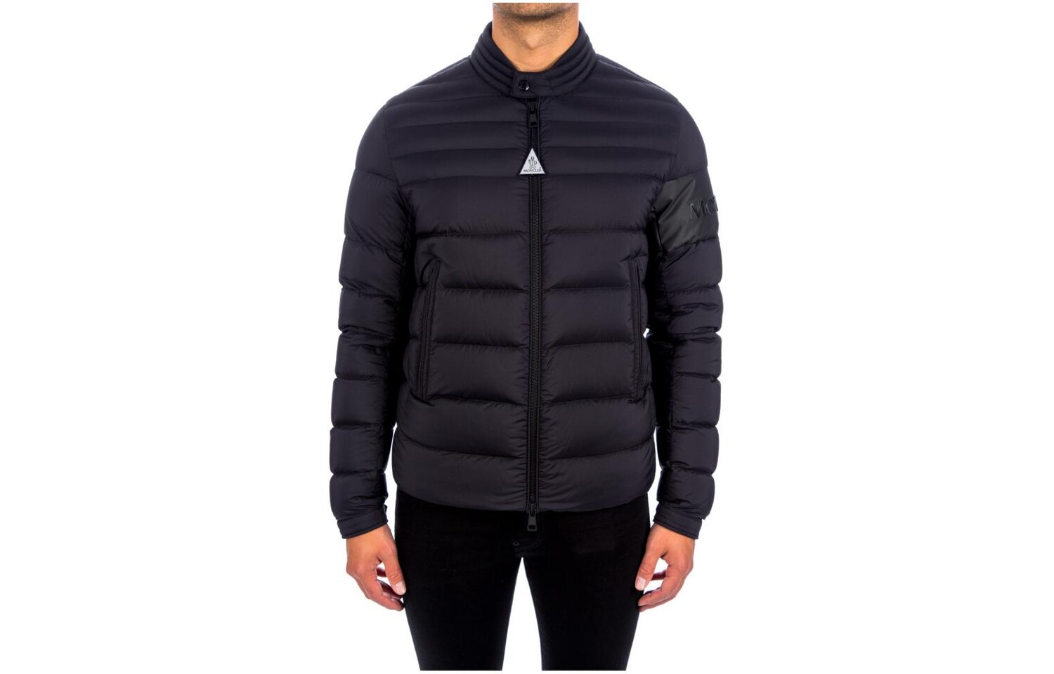 

Стеганая куртка мужская черный Moncler