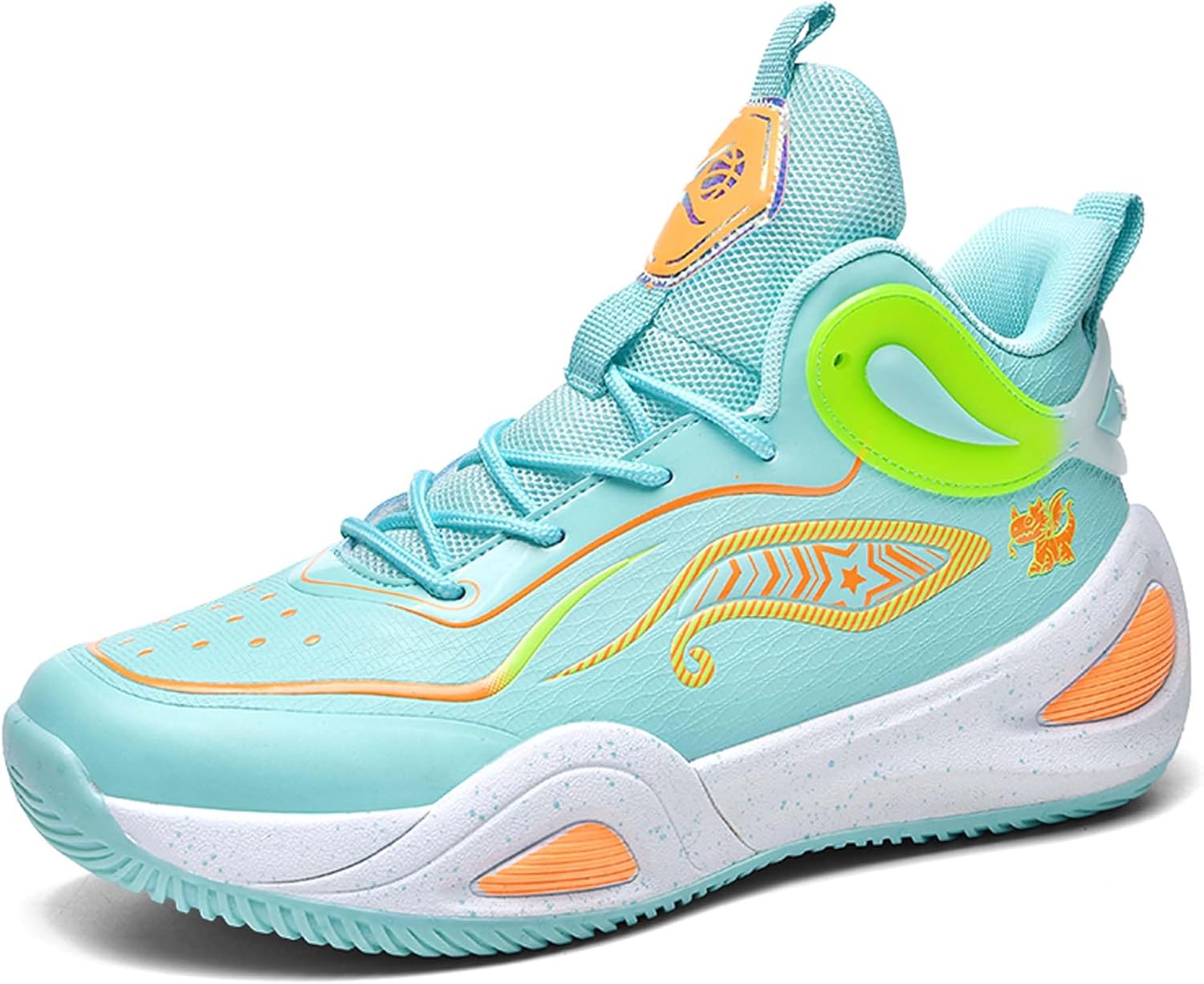 

Мужские баскетбольные кроссовки Женская модная спортивная обувь для бега Молодежные спортивные тренировочные кроссовки Для активного отдыха и прогулок Dzbajrqm, зеленый