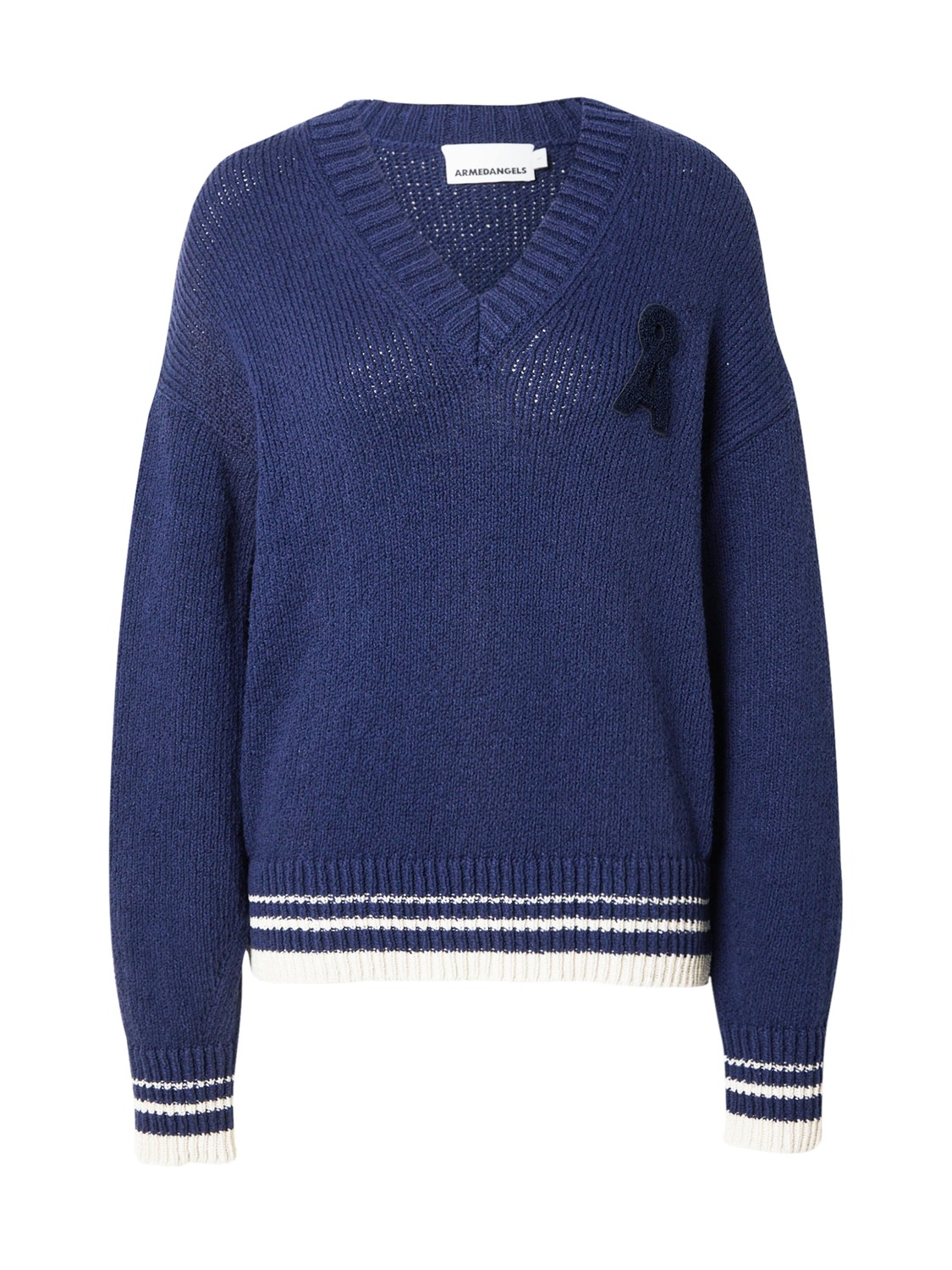 

ARMEDANGELS Свитер 'ICONIC Å' в цвете Marine Blue