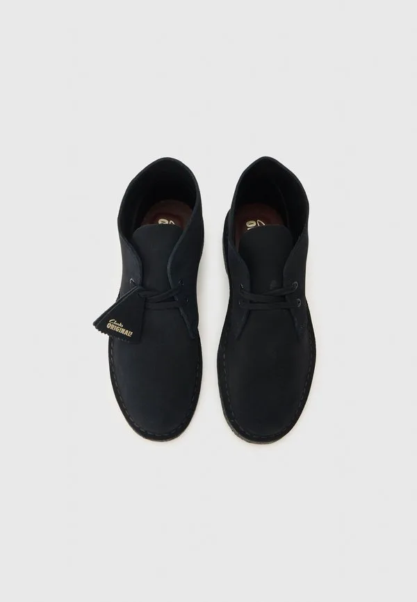 Повседневные ботинки на шнуровке в пустынном стиле Clarks Originals, Black — фото 4