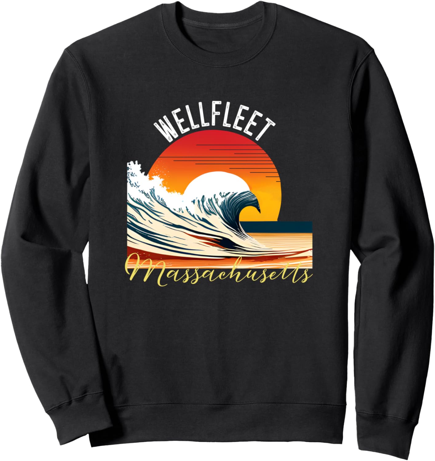 

Сувенирная одежда в стиле ретро-винтаж от Wellfleet - Толстовка Wellfleet Wellfleet Vacation Outfits & Beachwear, черный