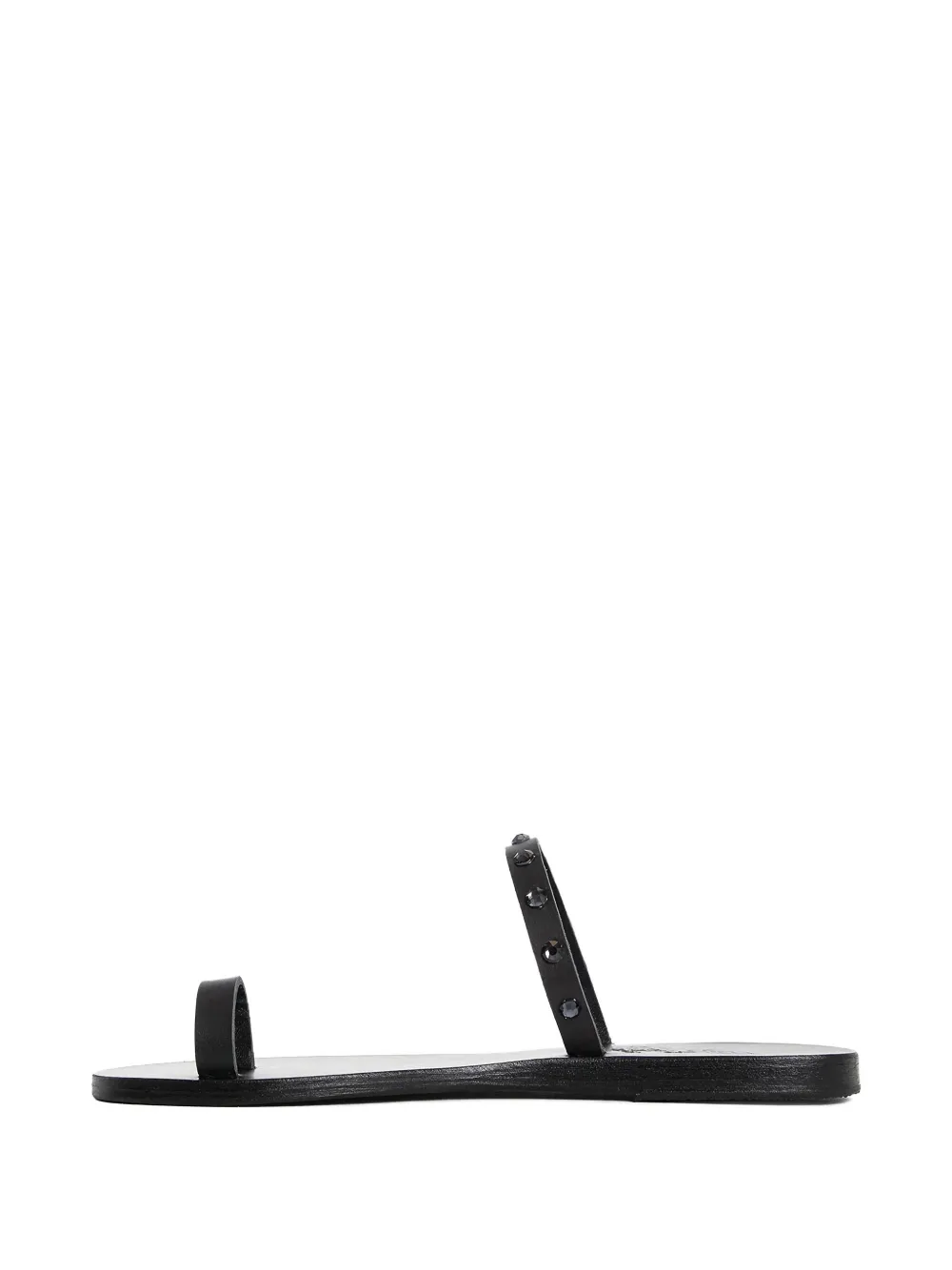 Босоножки Одри от X Swarovski Ancient Greek Sandals, черный — фото 2