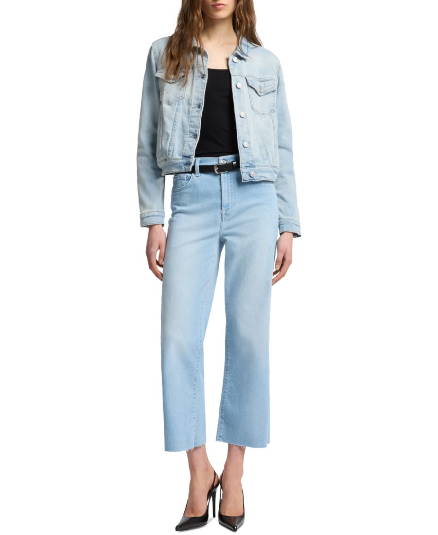 

Классическая женская джинсовая куртка-бомбер 7 For All Mankind, Nador