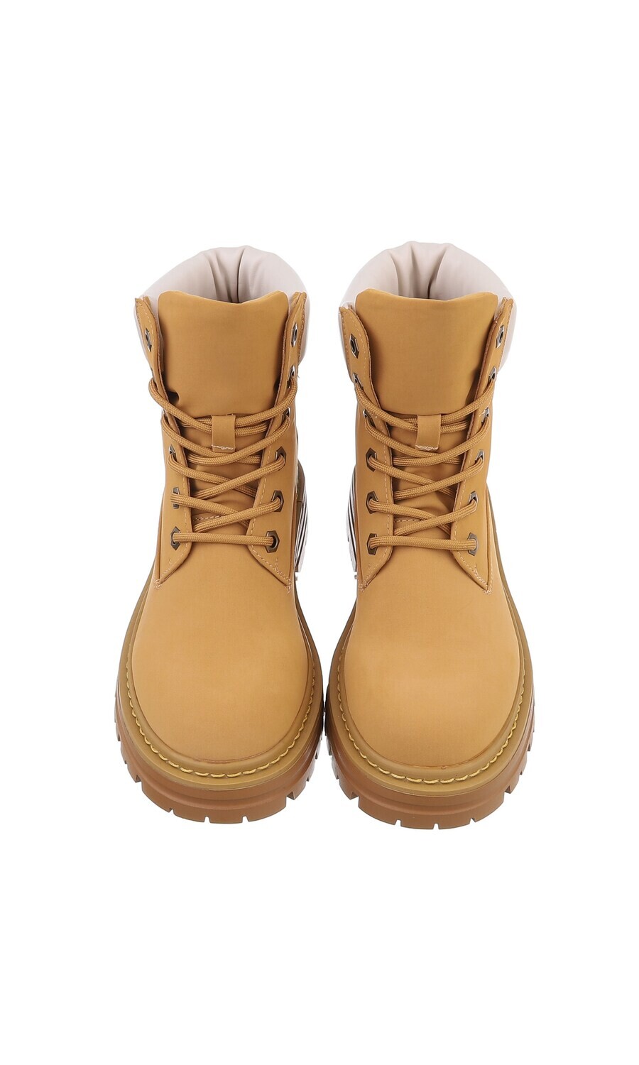 Ботильоны на шнуровке Ital-Design Lace-Up Ankle Boots, коричневый — фото 4