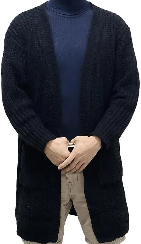 

Мужской длинный кардиган зимний теплый вязаный TOSHIKII