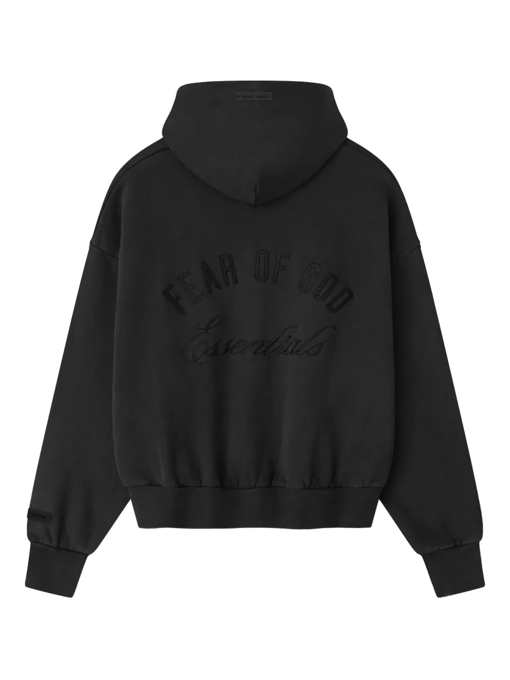 Классическое худи на молнии Fear Of God Essentials, черный — фото 2