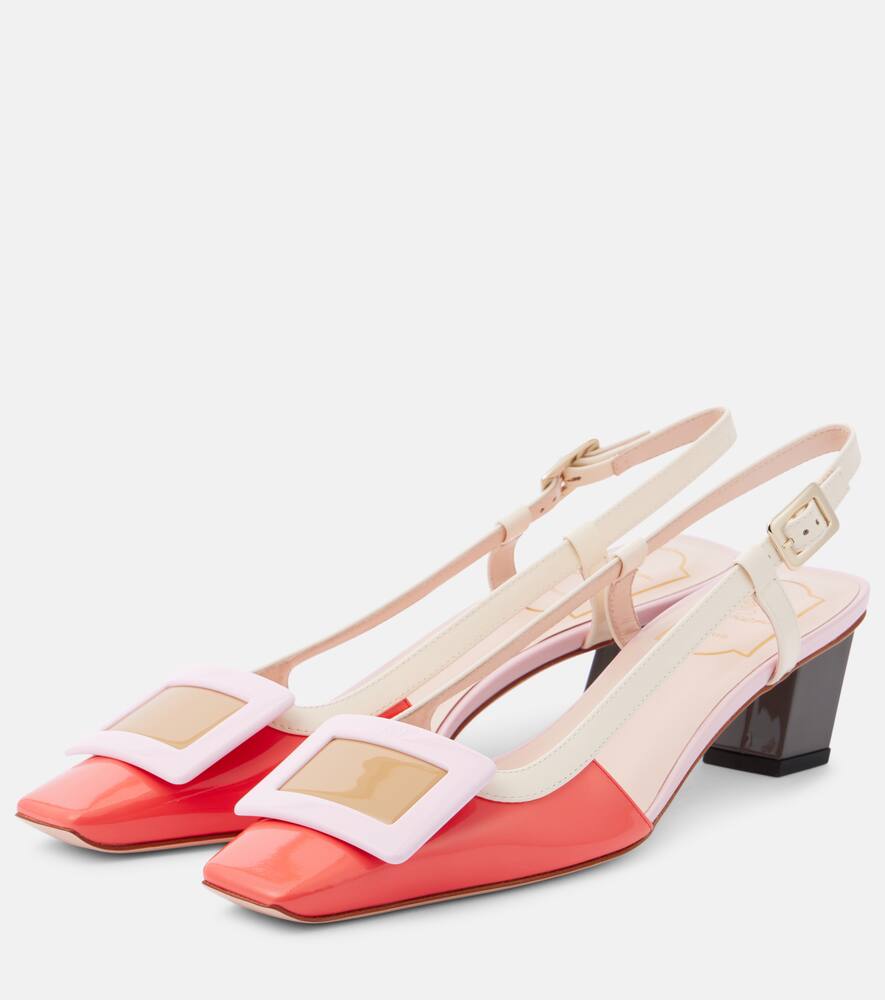 Туфли-лодочки BV из лаковой кожи на шпильке Roger Vivier, M618+C019+M427+B408+C209 — фото 4
