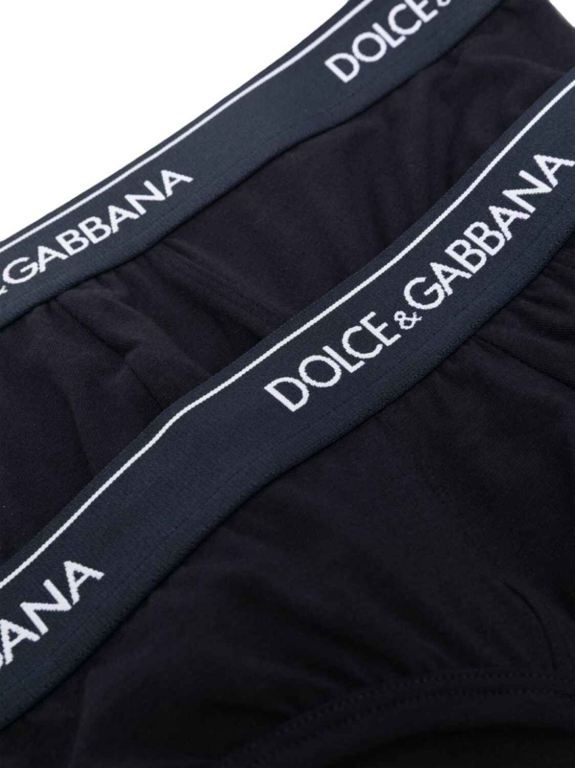 Dolce & Gabbana комплект из двух трусов-брифов с логотипом, синий — фото 4