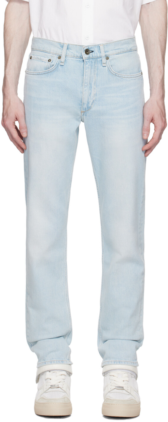 

Синие зауженные джинсы Rag & Bone