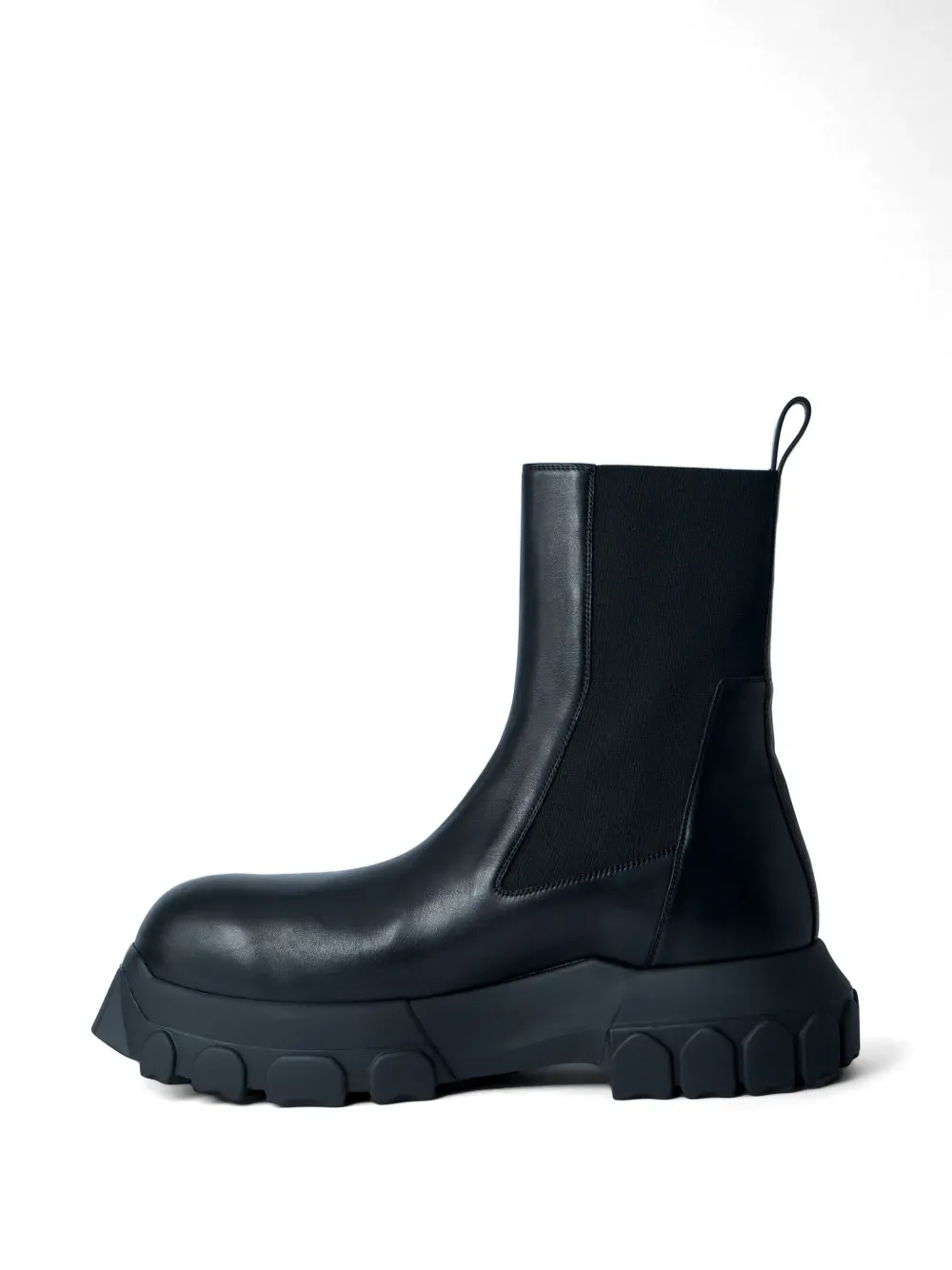 Кожаные челси с эластичными вставками Rick Owens, черный — фото 4