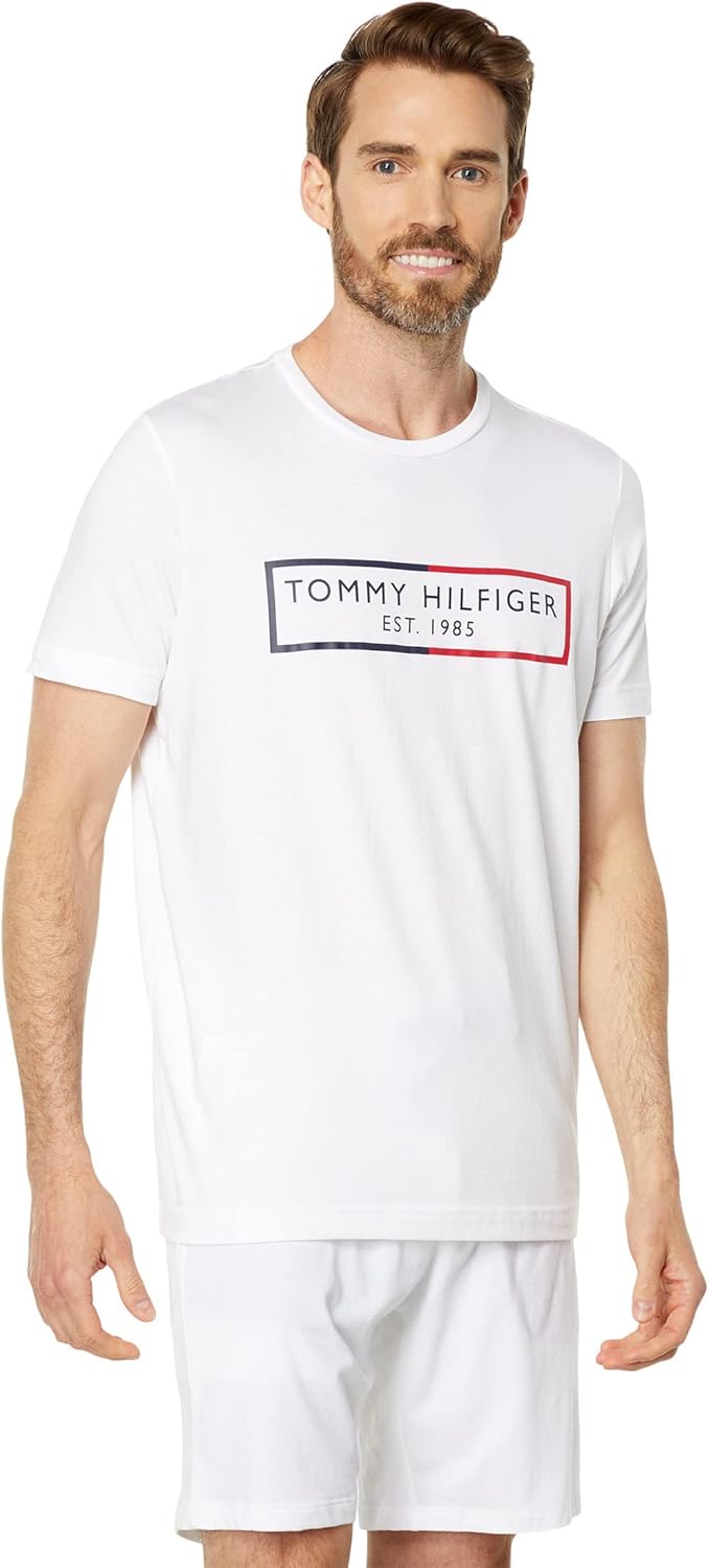 

Мужская майка Tommy Hilfiger Modern Essentials с коротким рукавом и круглым вырезом, White
