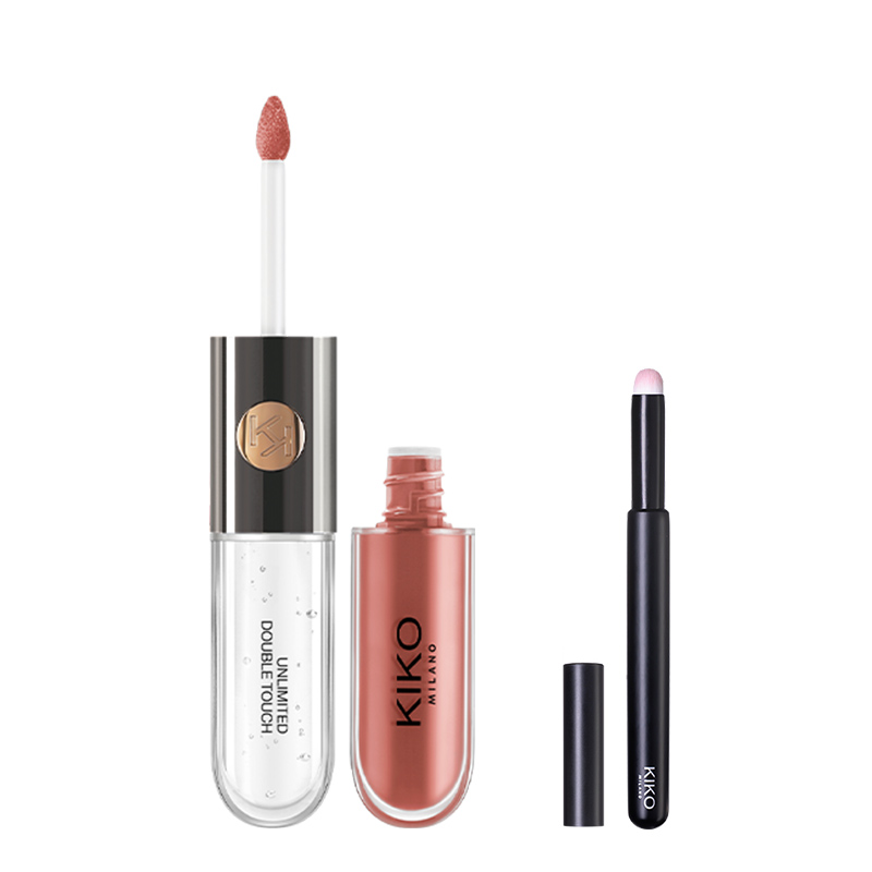 

Двойной аппликатор для губной помады зеркальное покрытие натуральный глянцевый блеск для губ с длительным эффектом 6мл KIKO