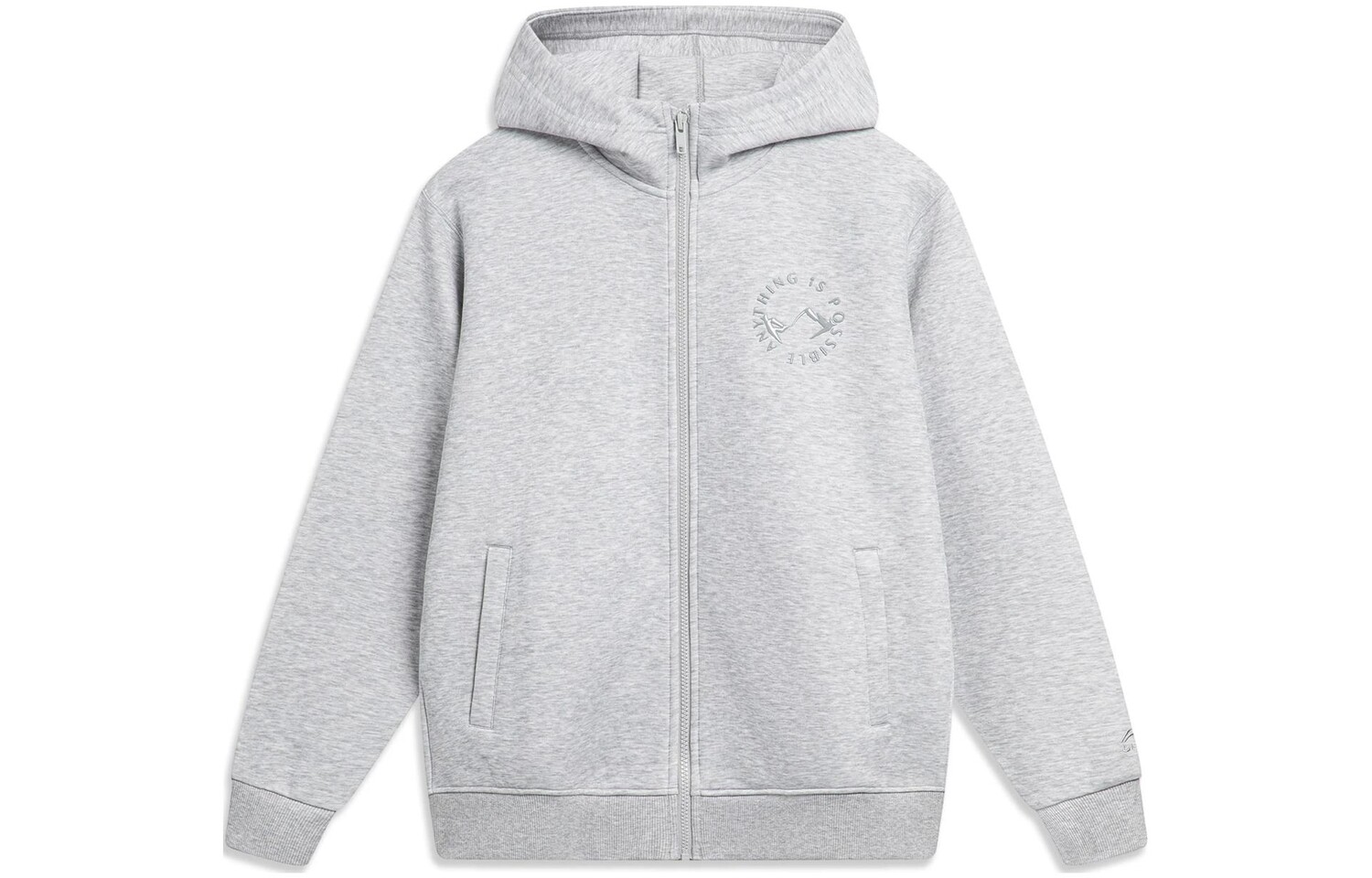 

Коллекция Sports Life Толстовка унисекс серая Lining, серый