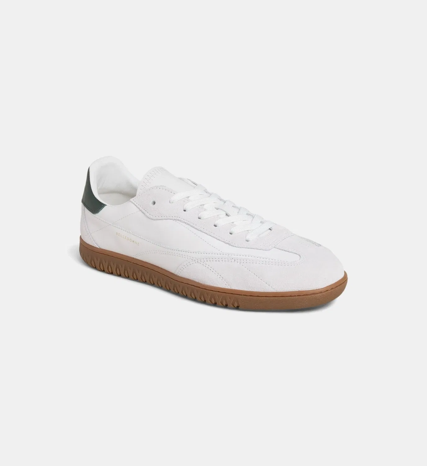 Низкие кроссовки B7 Gum из гладкой кожи и нубука Belledonne, белый — фото 2