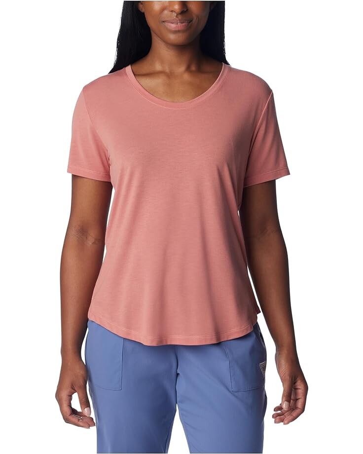 

Футболка Columbia Slack Water Knit, цвет Sandalwood Pink