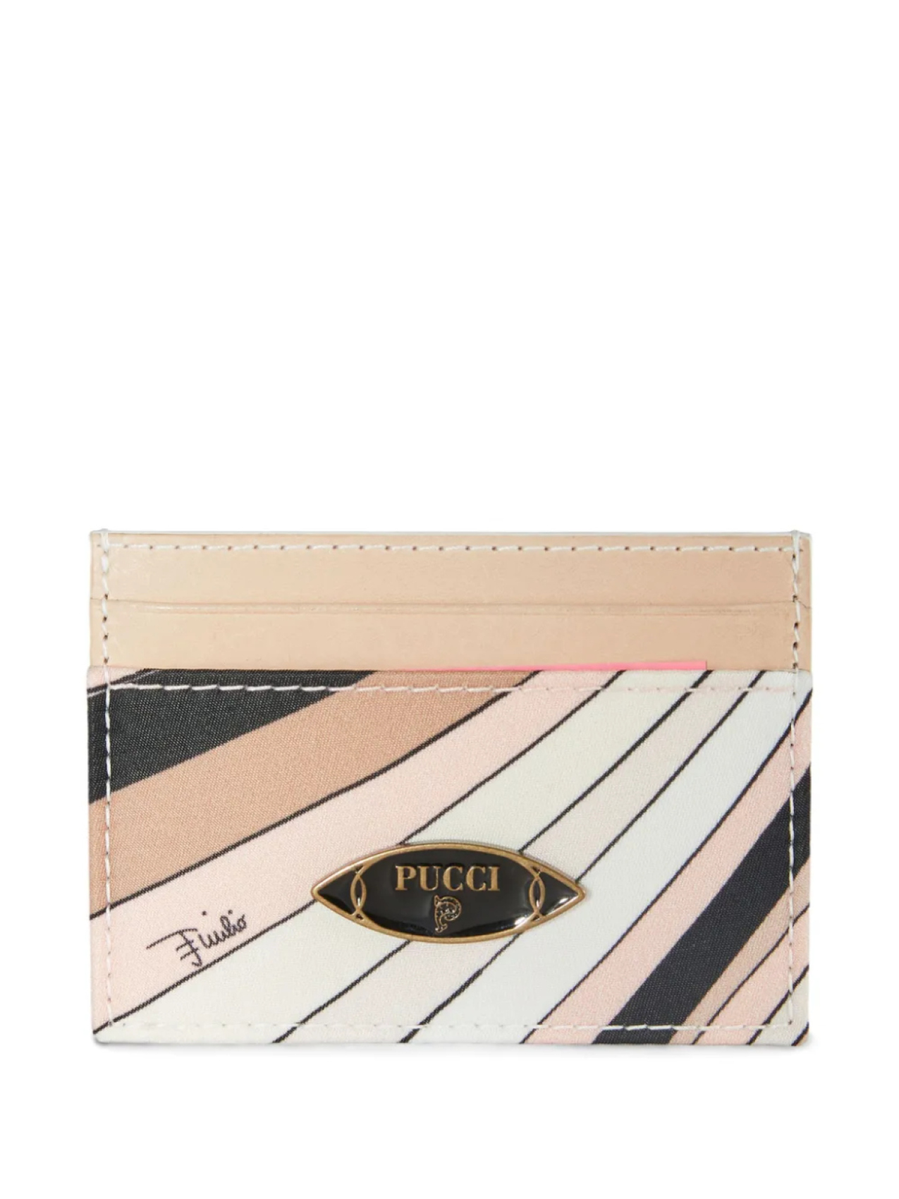 

PUCCI картхолдер с принтом Iride, нейтральный