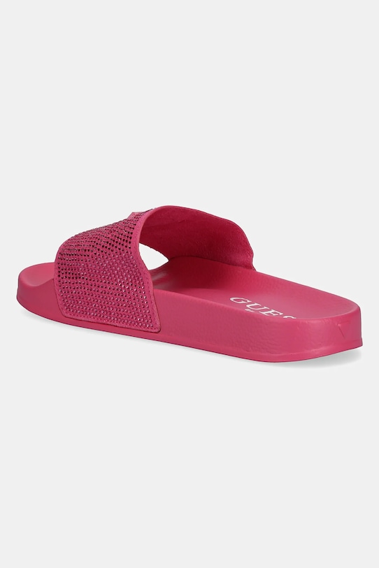 Шлепанцы Beach Slippers Strass Guess, розовый — фото 3