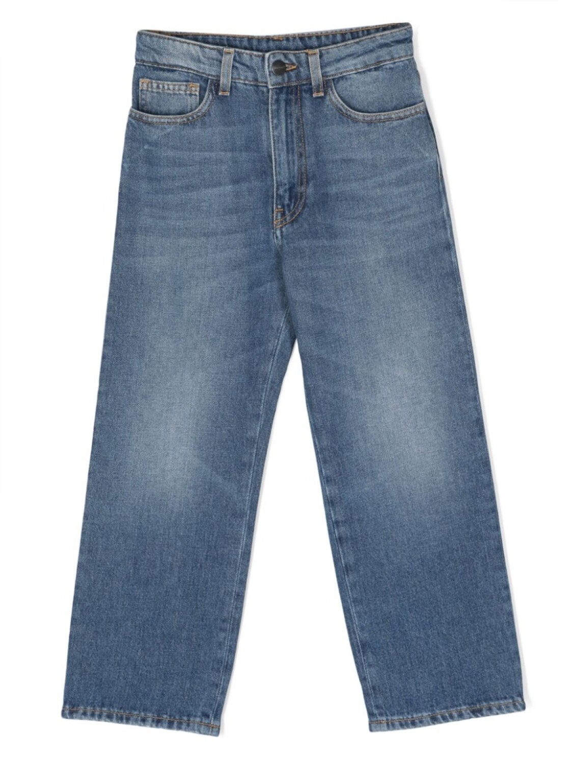 

Palm Angels Kids джинсы с логотипом, синий