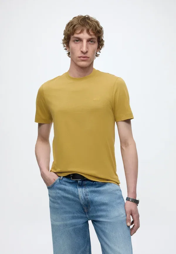 Футболка Thompson basic t-shirt Boss, золотой — фото 4