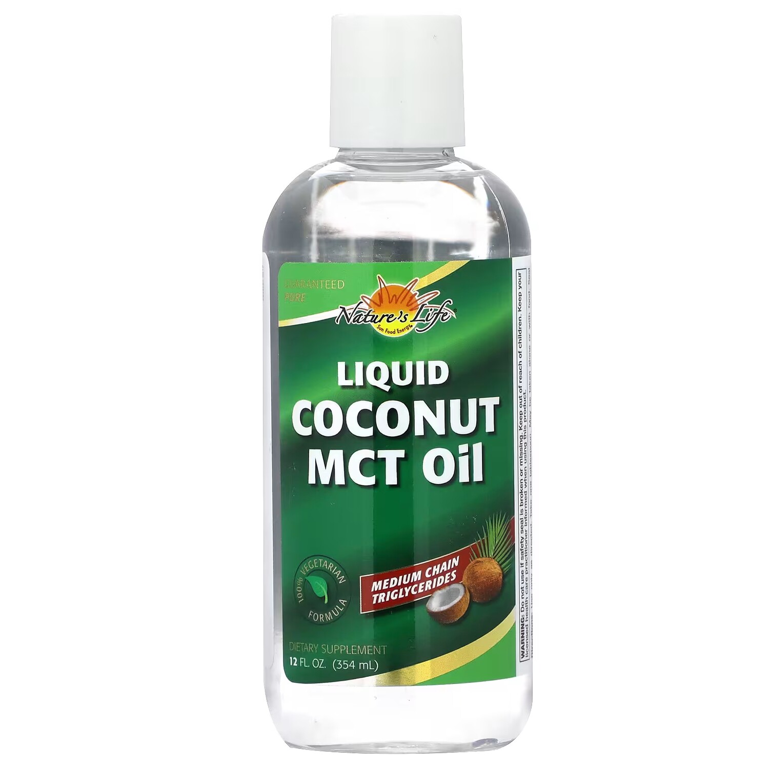 

Кокосовое масло Nature's Life Mct, 354 мл